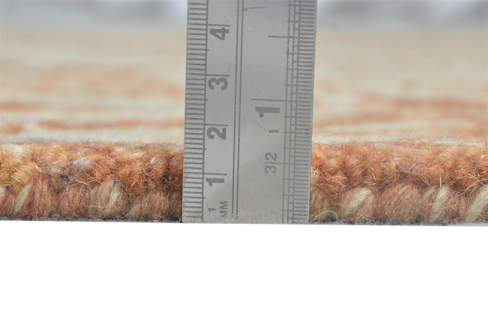 Hand Tufted Rust Wool Rug 5' X 7' Modern French Floral Room Size Carpet 7865113346197