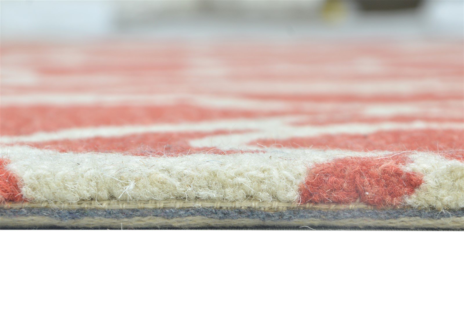 Hand Tufted Rust Wool Rug 5' X 8' Modern Moroccan Trellis Room Size Carpet 7864094425237
