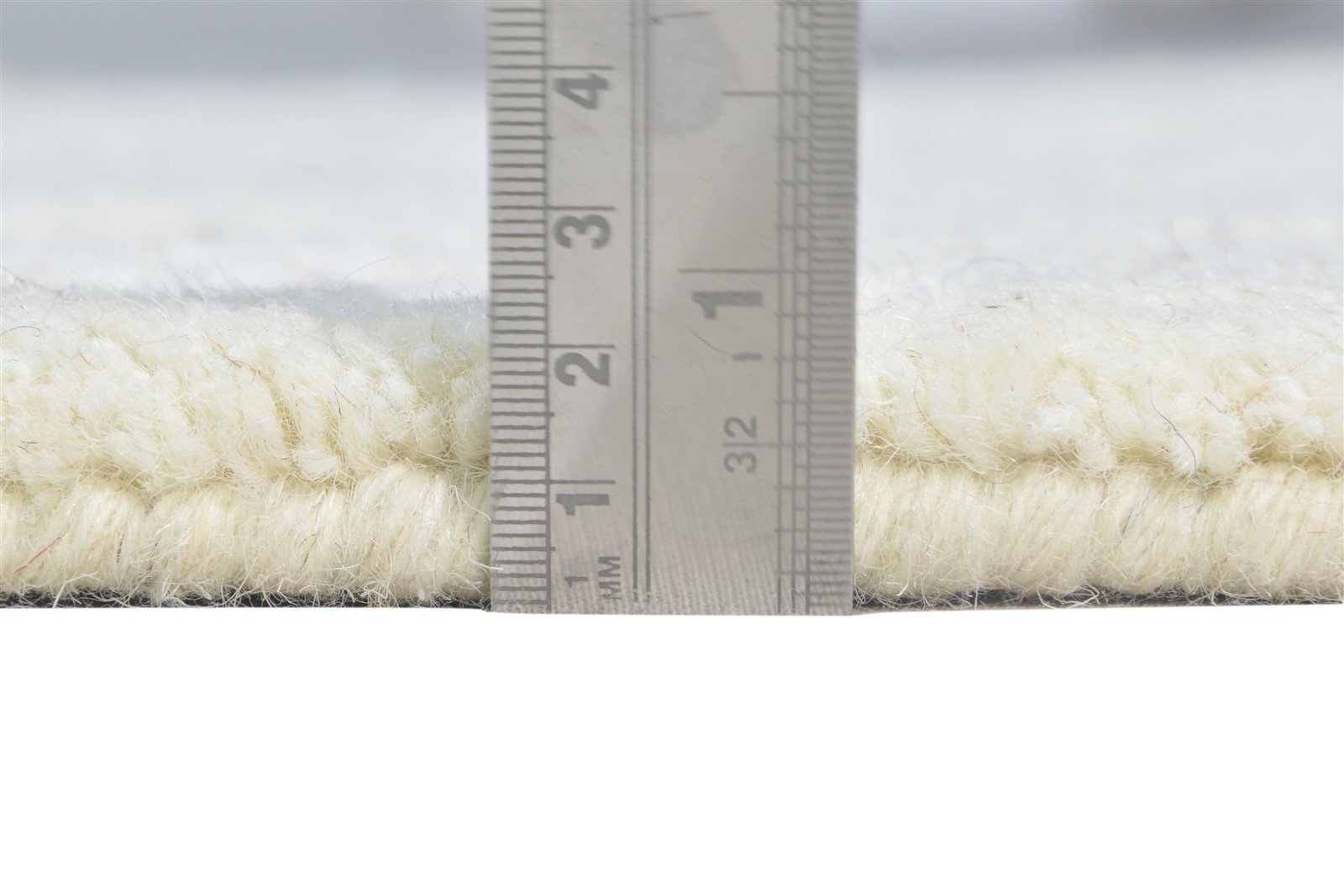 Hand Tufted White Wool Rug 2' X 3' Modern French Modern Small Carpet 7864994529429