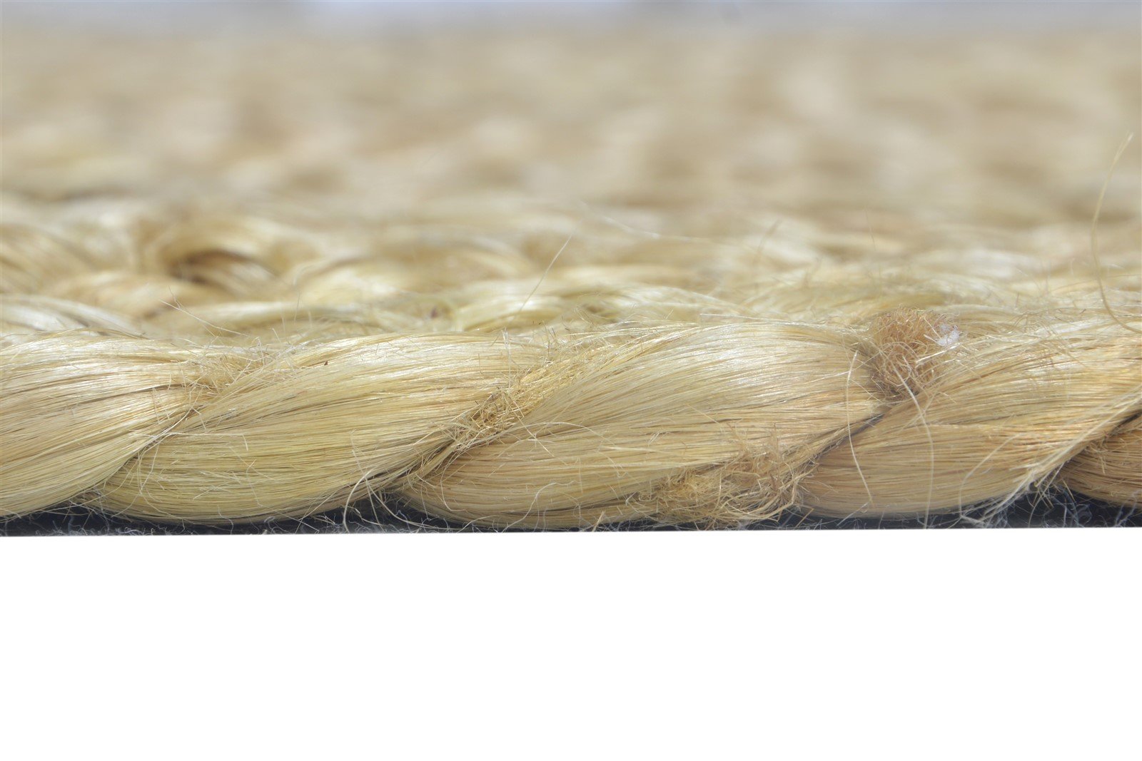 Hand Woven Beige Jute Rug 5' X 8' Modern Scandinavian Solid Room Size Carpet 7864961728661