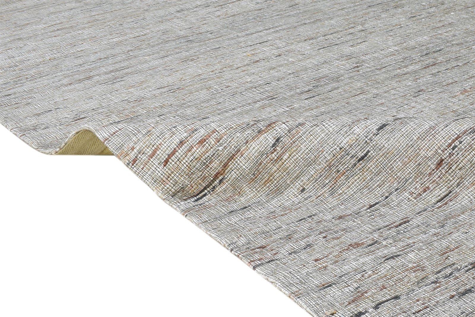 Hand Woven Beige Silk Rug 5' X 8' Modern Scandinavian Solid Room Size Carpet 7864664162453