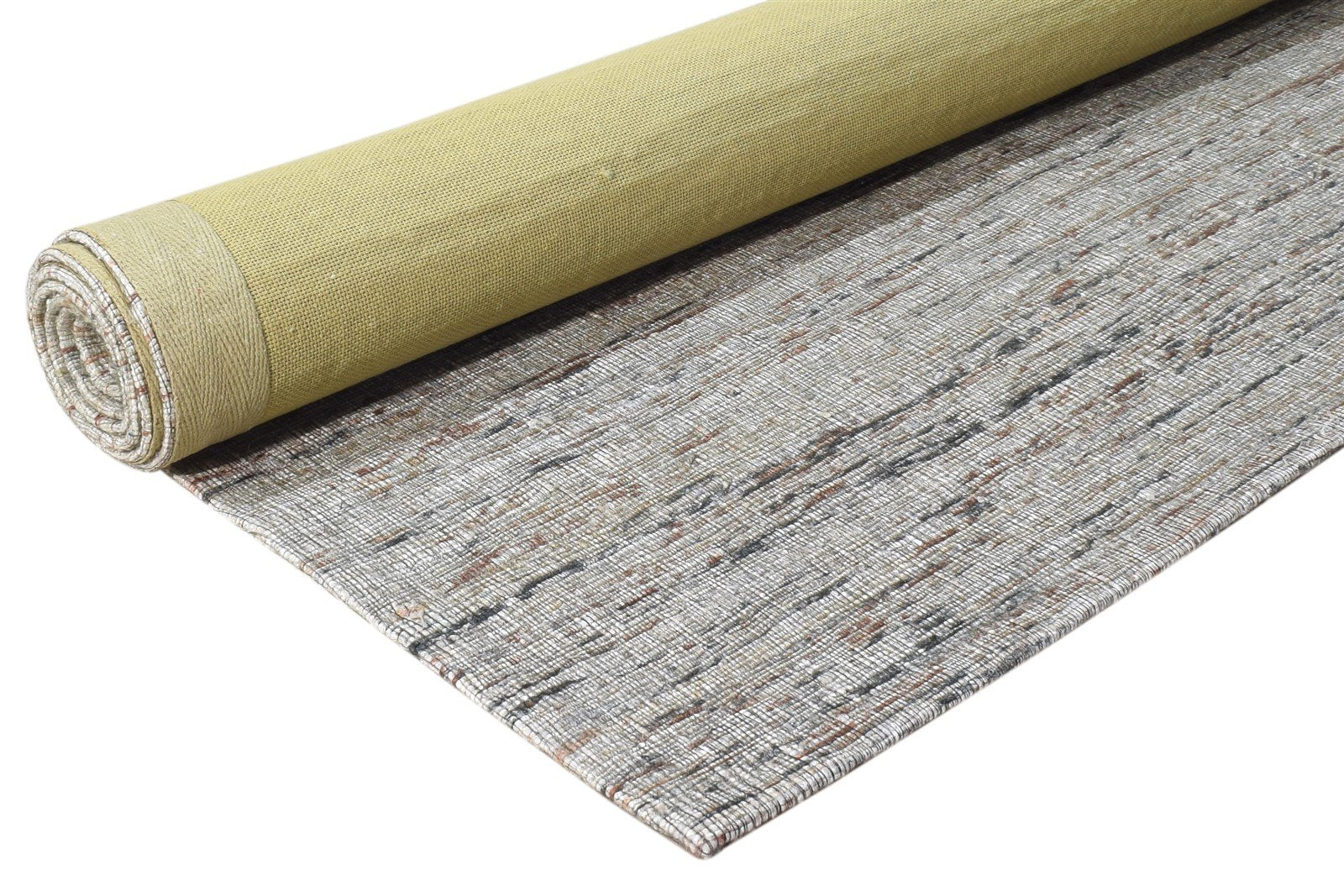 Hand Woven Beige Silk Rug 5' X 8' Modern Scandinavian Solid Room Size Carpet 7864664162453