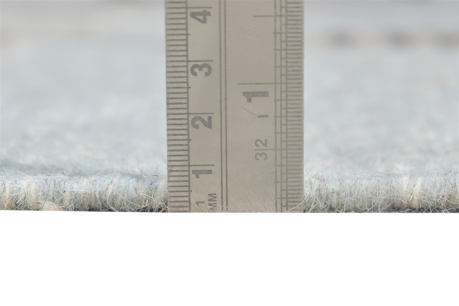 Hand Woven Blue Wool Rug 5' X 8' Modern Scandinavian Nordic Room Size Carpet 7865140773013