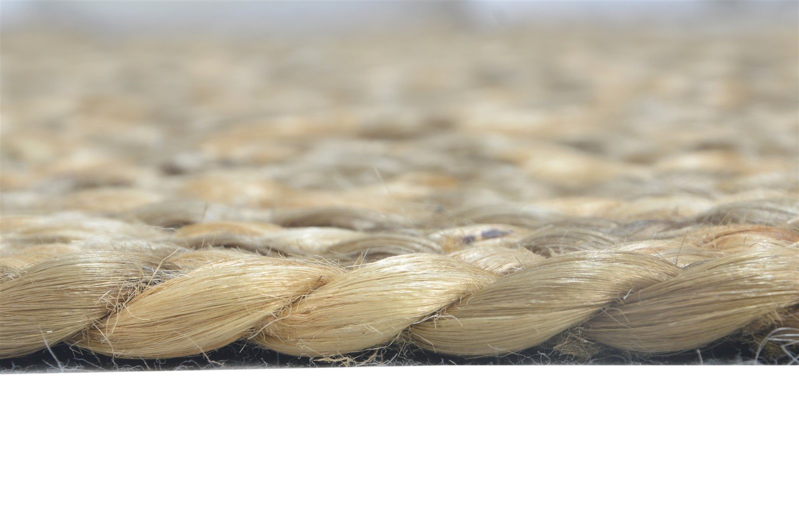Hand Woven Brown Jute Rug 5' X 8' Modern Scandinavian Solid Room Size Carpet 7864964219029