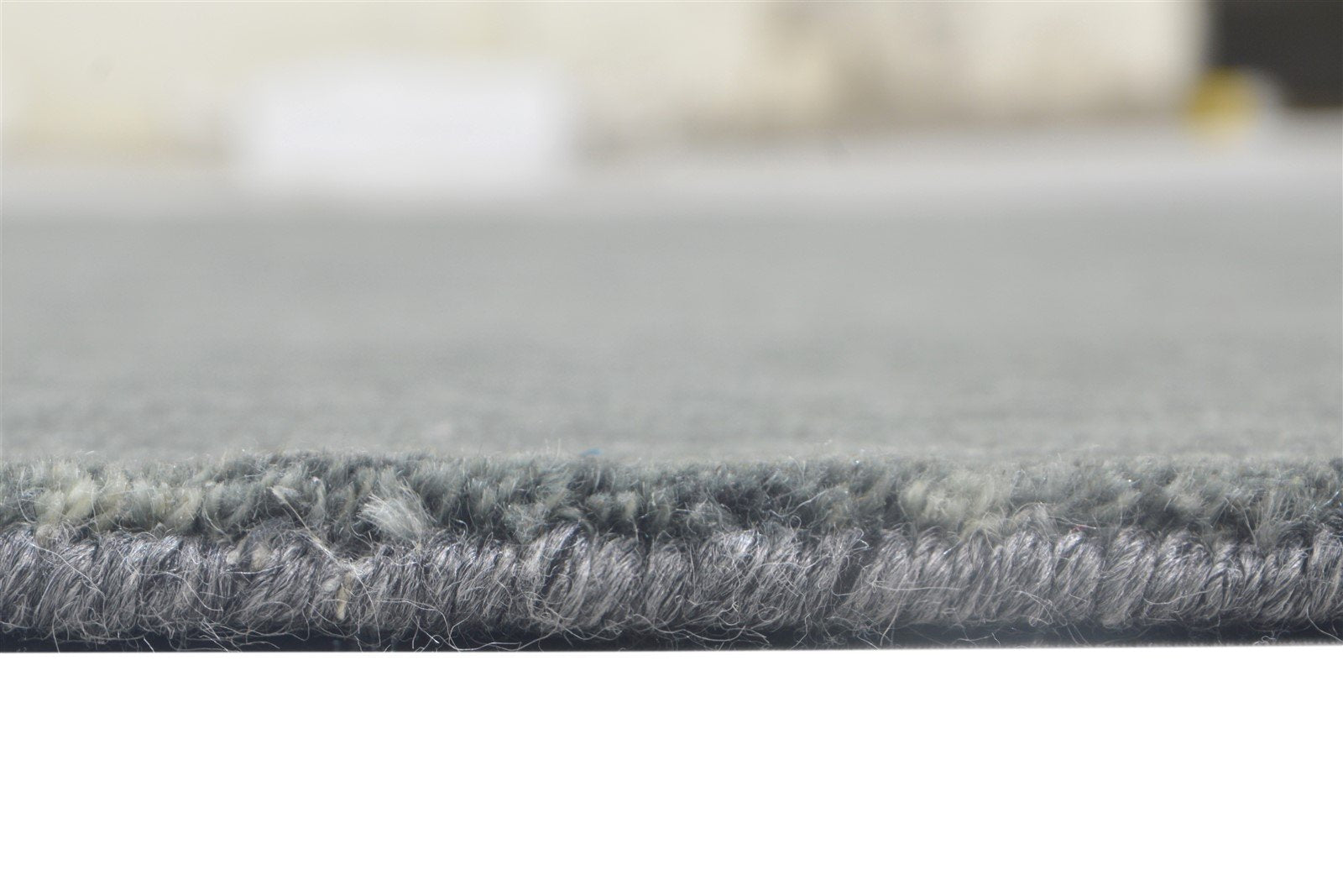 Hand Woven Grey Wool Rug 5' X 8' Modern Scandinavian Solid Room Size Carpet 7864097865877