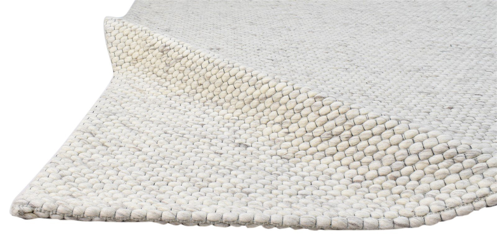 Hand Woven Grey Wool Rug 5' X 8' Modern Scandinavian Striped Room Size Carpet 7860680065173