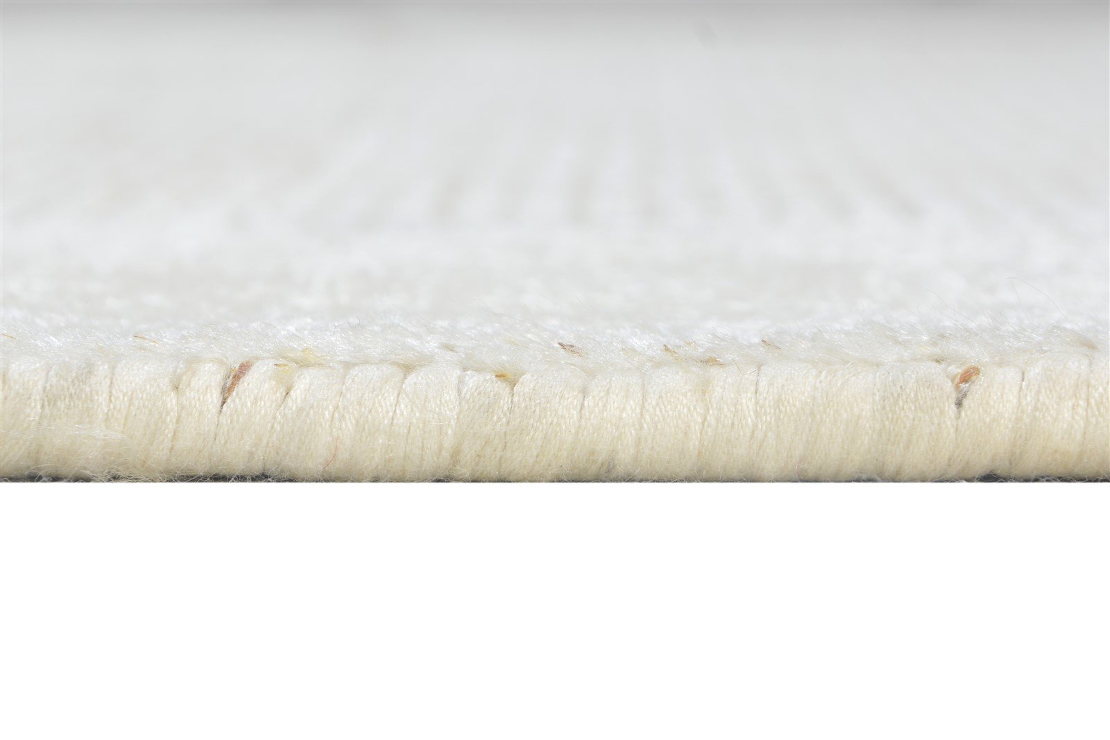 Handloom Beige Silk Rug 5' X 8' Modern Scandinavian Bordered Room Size Carpet 7864442814613