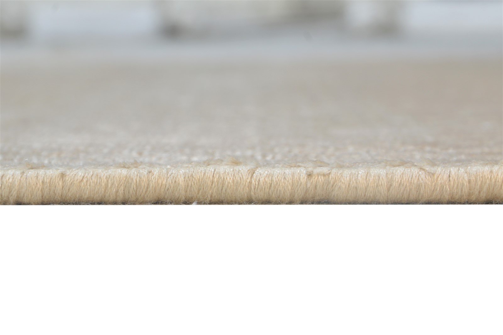 Handloom Beige Silk Rug 5' X 8' Modern Scandinavian Diamond Room Size Carpet 7864772624533