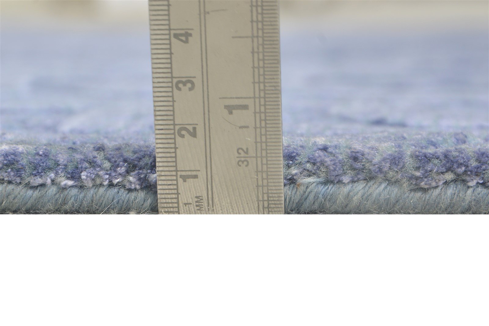 Handloom Blue Silk Rug 5' X 8' Modern French Floral Room Size Carpet 7864446419093
