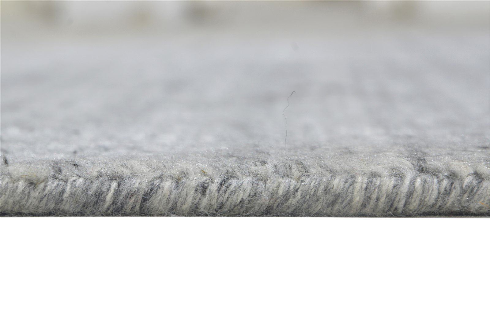 Handloom Dark Grey Silk Rug 4' X 6' Modern Scandinavian Plaids Room Size Carpet 7864159961237