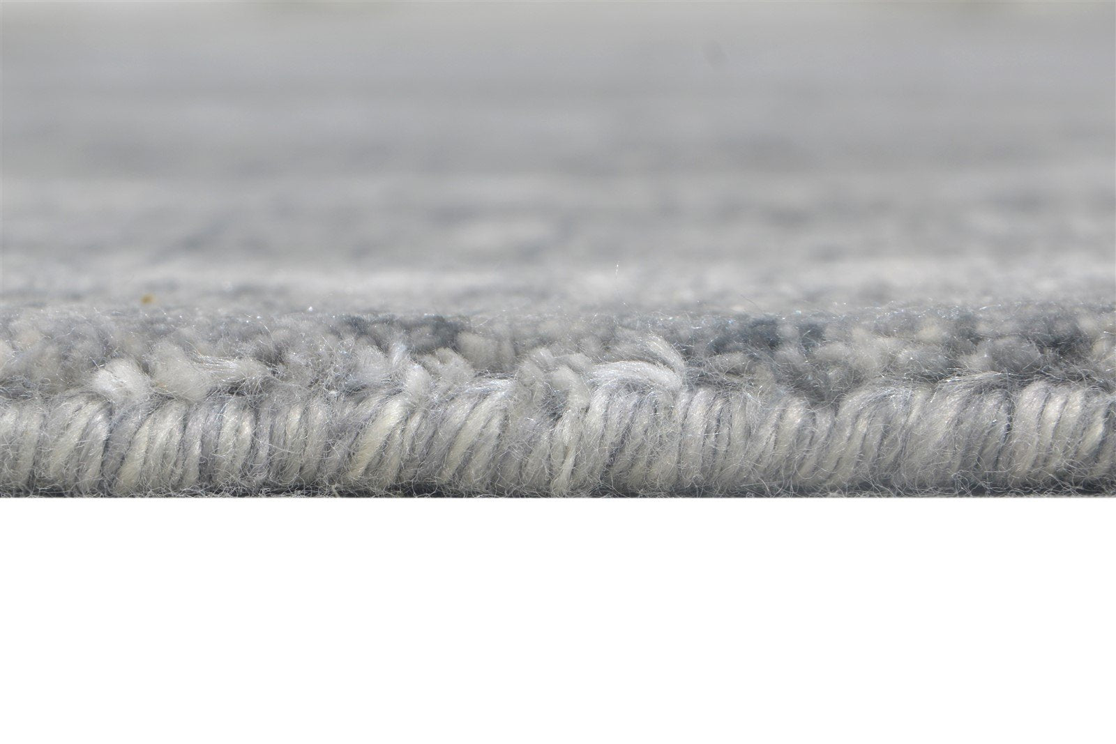 Handloom Dark Grey Silk Rug 5' X 8' Modern Scandinavian Solid Room Size Carpet 7864444256405