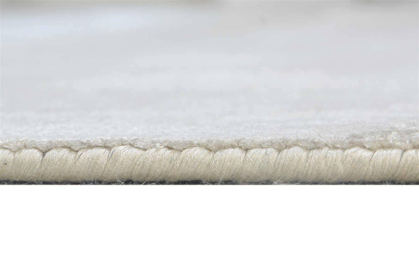Handloom Dark Grey Silk Rug 8' X 10' Modern Scandinavian Solid Large Carpet 7864394743957