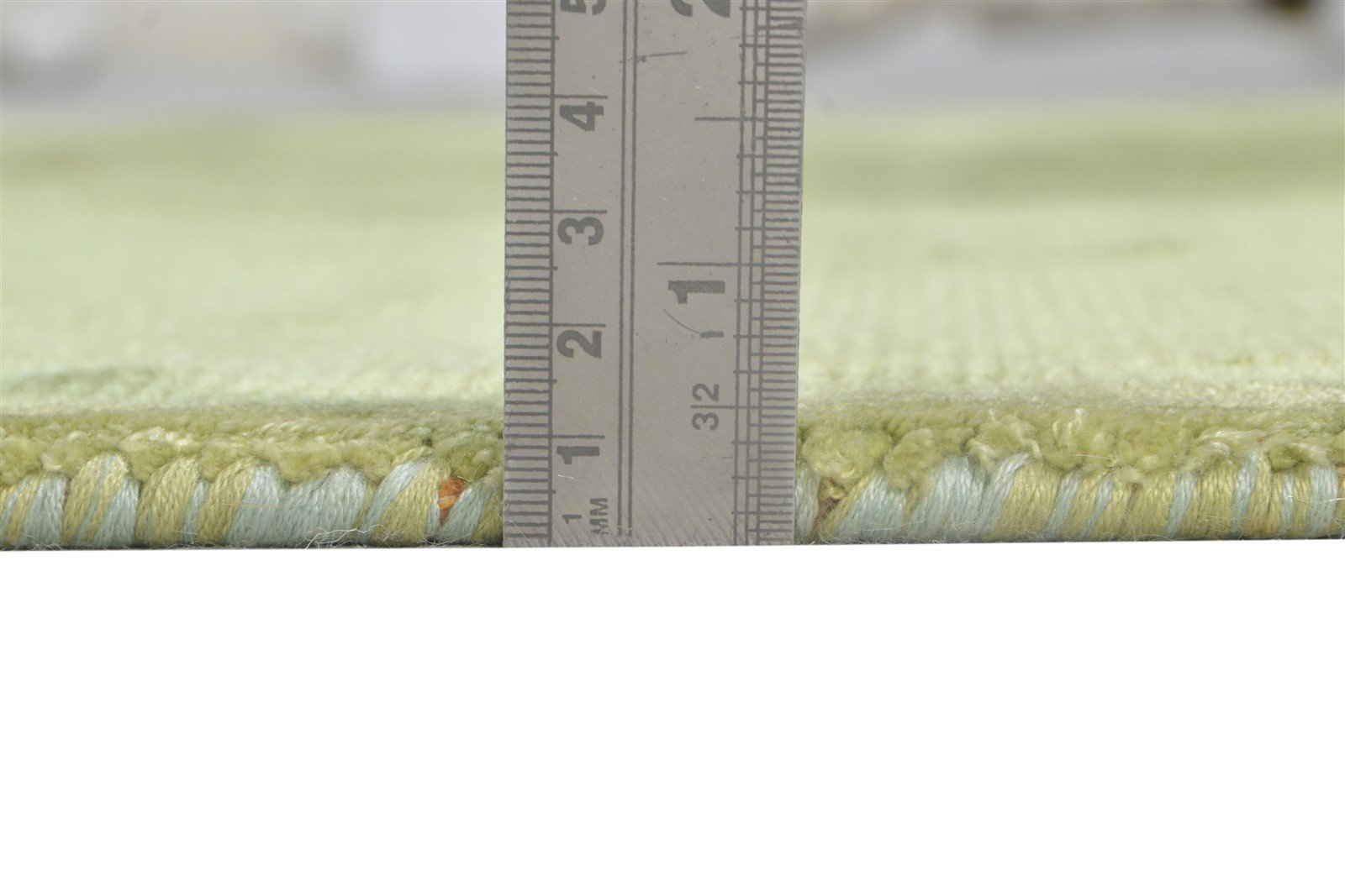 Handloom Green Silk Rug 5' X 7' Modern Scandinavian Ombre Room Size Carpet 7864153800853