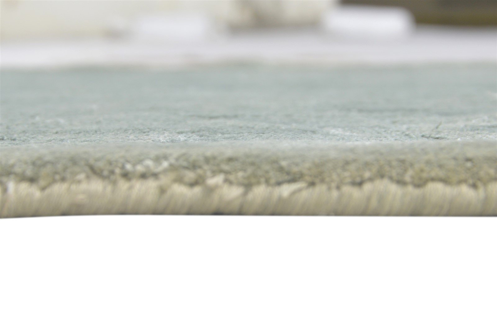 Handloom Grey Silk Rug 2' X 3' Modern French Floral Small Carpet 7860697628821