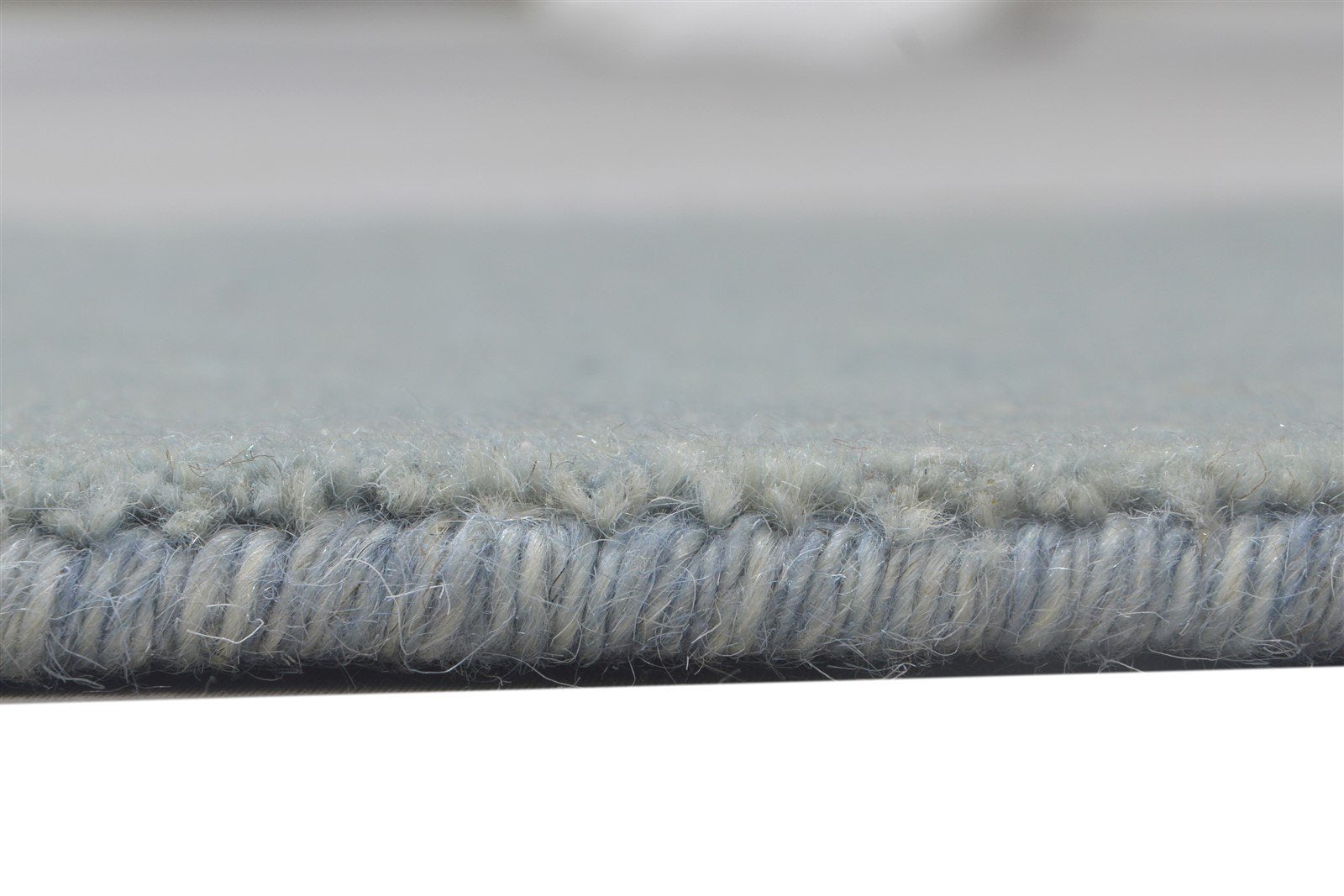 Handloom Grey Wool Rug 2' X 2' Modern Scandinavian Solid Small Carpet 7864126079125