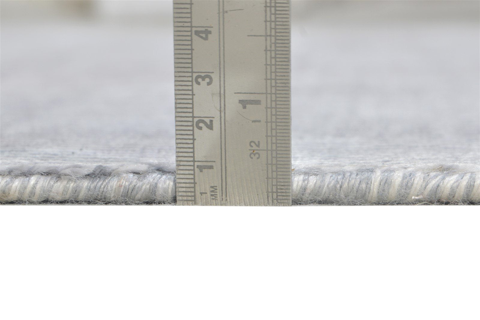Handloom Grey Wool / Silk Rug 6X8 Modern Scandinavian Solid Room Size Carpet 7864998690965