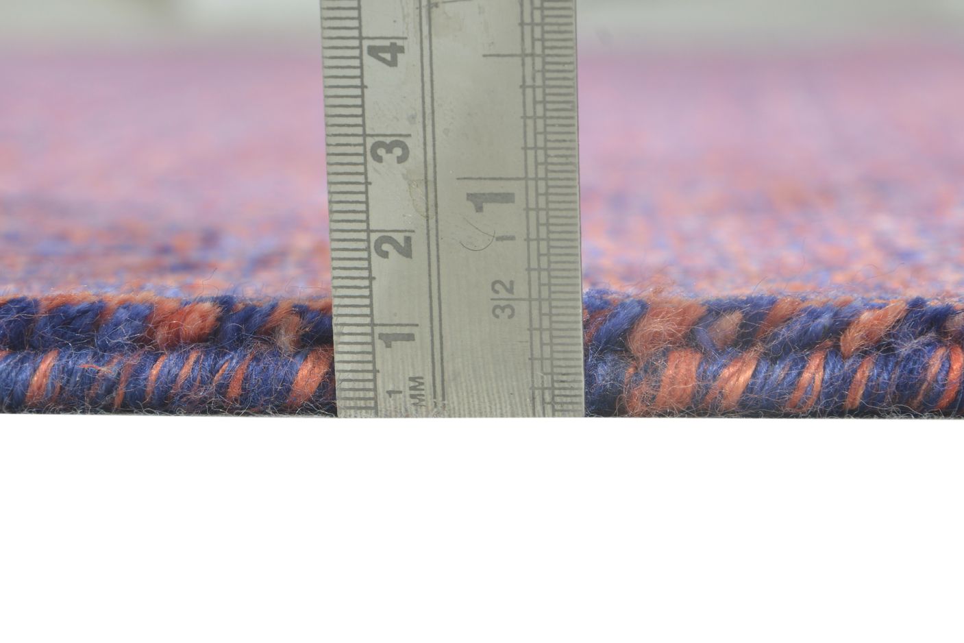 Handloom Purple Wool / Silk Rug 5' X 8' Modern Bohemian Solid Room Size Carpet 7864998232213