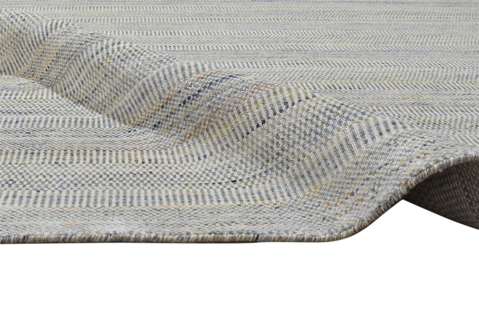 Gwynne Handloom Sage Wool Rug 5' X 7' Modern Moroccan Grass Trellis 7864151933077