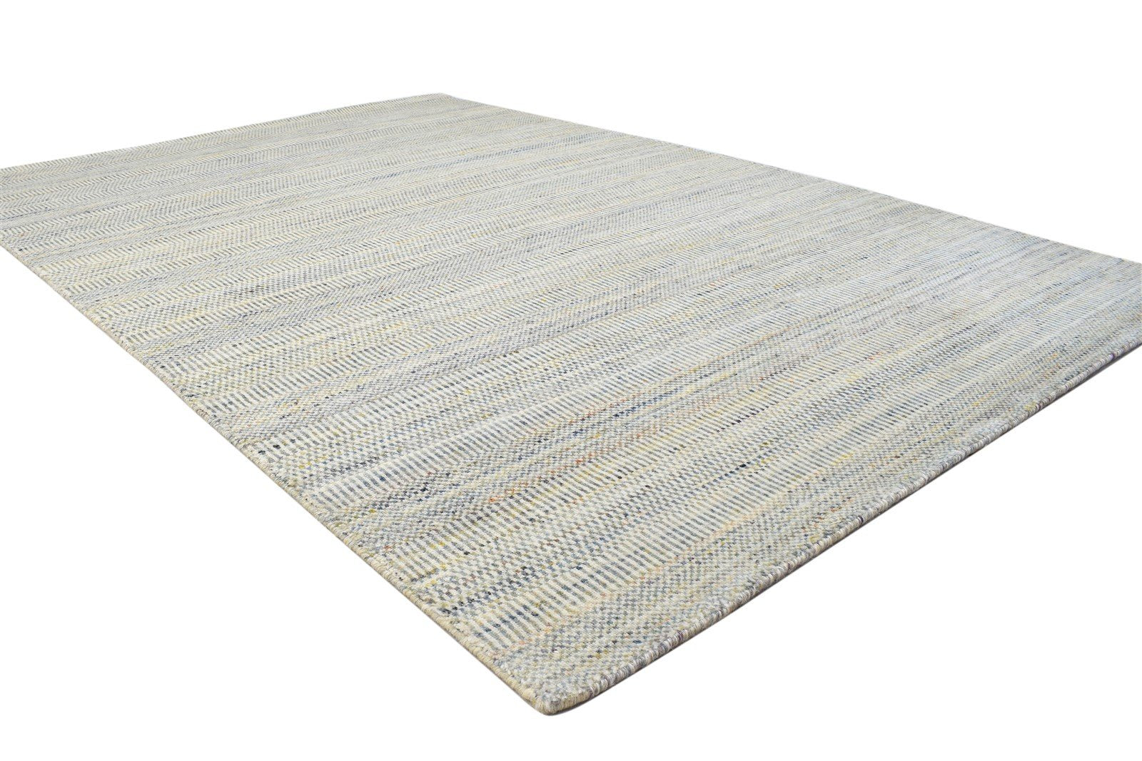 Gwynne Handloom Sage Wool Rug 5' X 7' Modern Moroccan Grass Trellis 7864151933077
