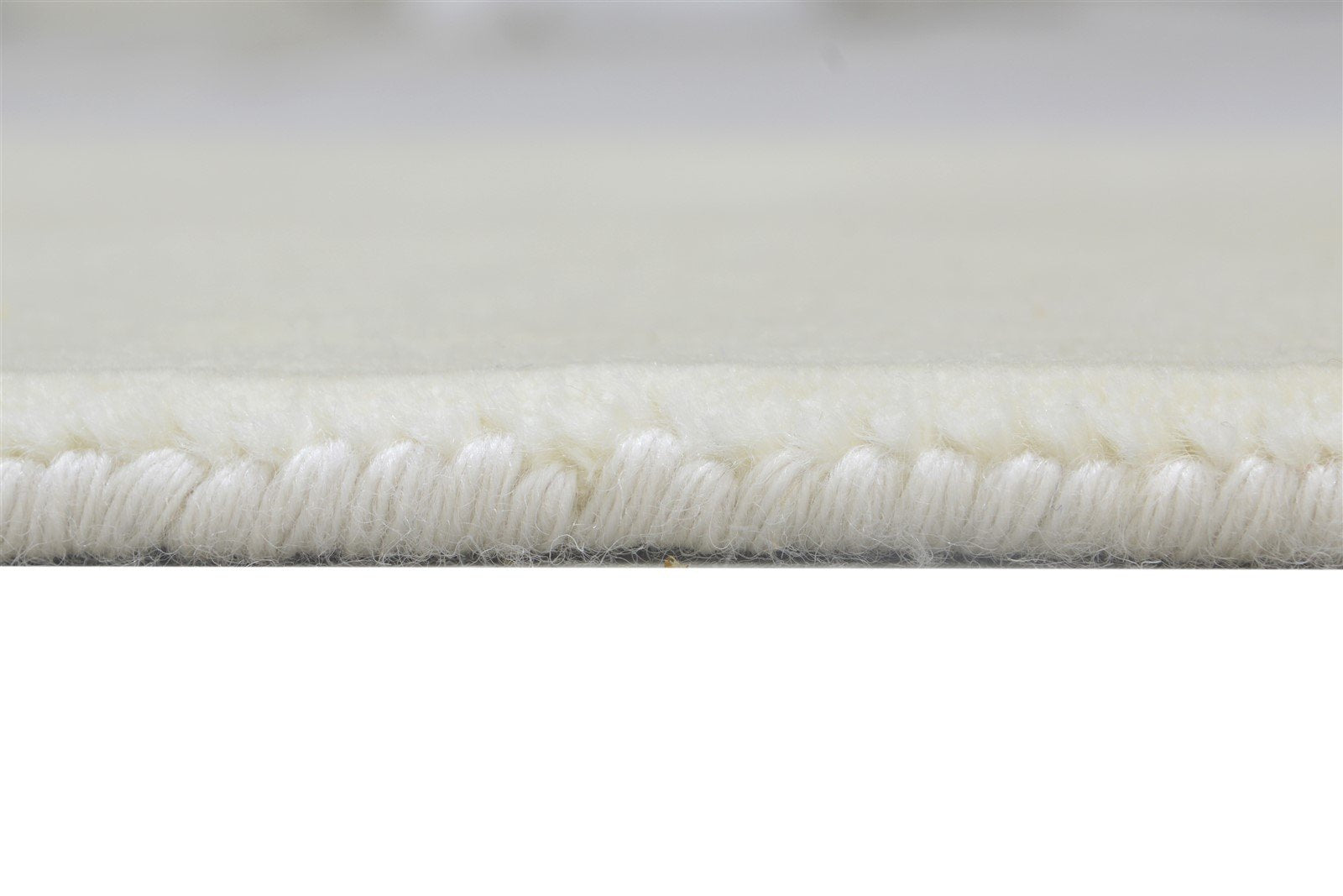 Ivory Wool Rug 2' X 5' Persian Hand Knotted Gabbeh Southwestern Small Carpet 7864199938197