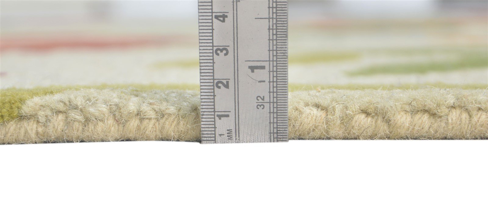 Ivory Wool Rug 5' X 7' Modern Hand Tufted French Floral Room Size Carpet 7860687175829