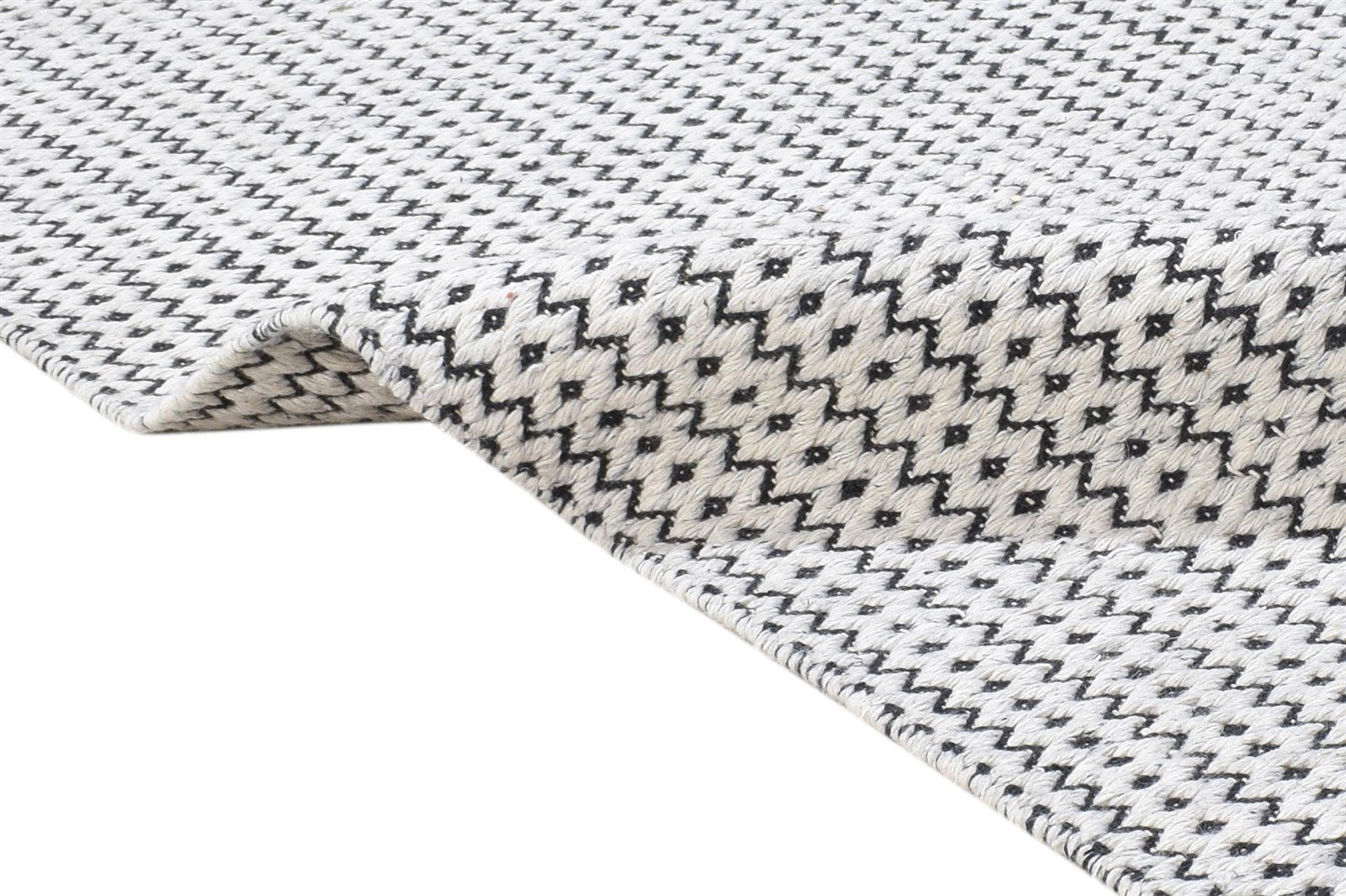 Ivory Wool Rug 5' X 8' Modern Dhurrie Scandinavian Nordic Room Size Carpet 7865041322133