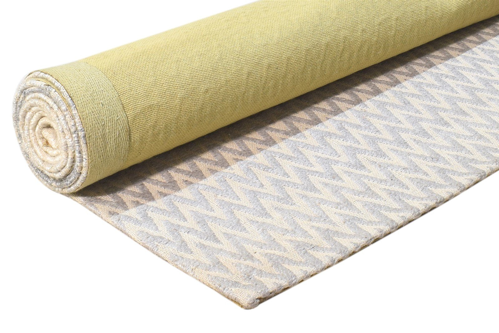 Jacquard Grey Rug 5X8 Modern Jacquard Loom Scandinavian Chevron Room Size Carpet 7864467325077