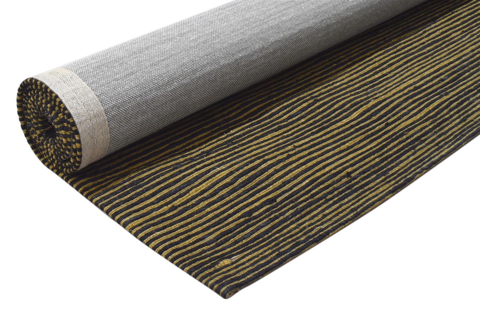 Jacquard Loom Gold Jacquard Rug 5X8 Modern Scandinavian Solid Room Size Carpet 7864148885653