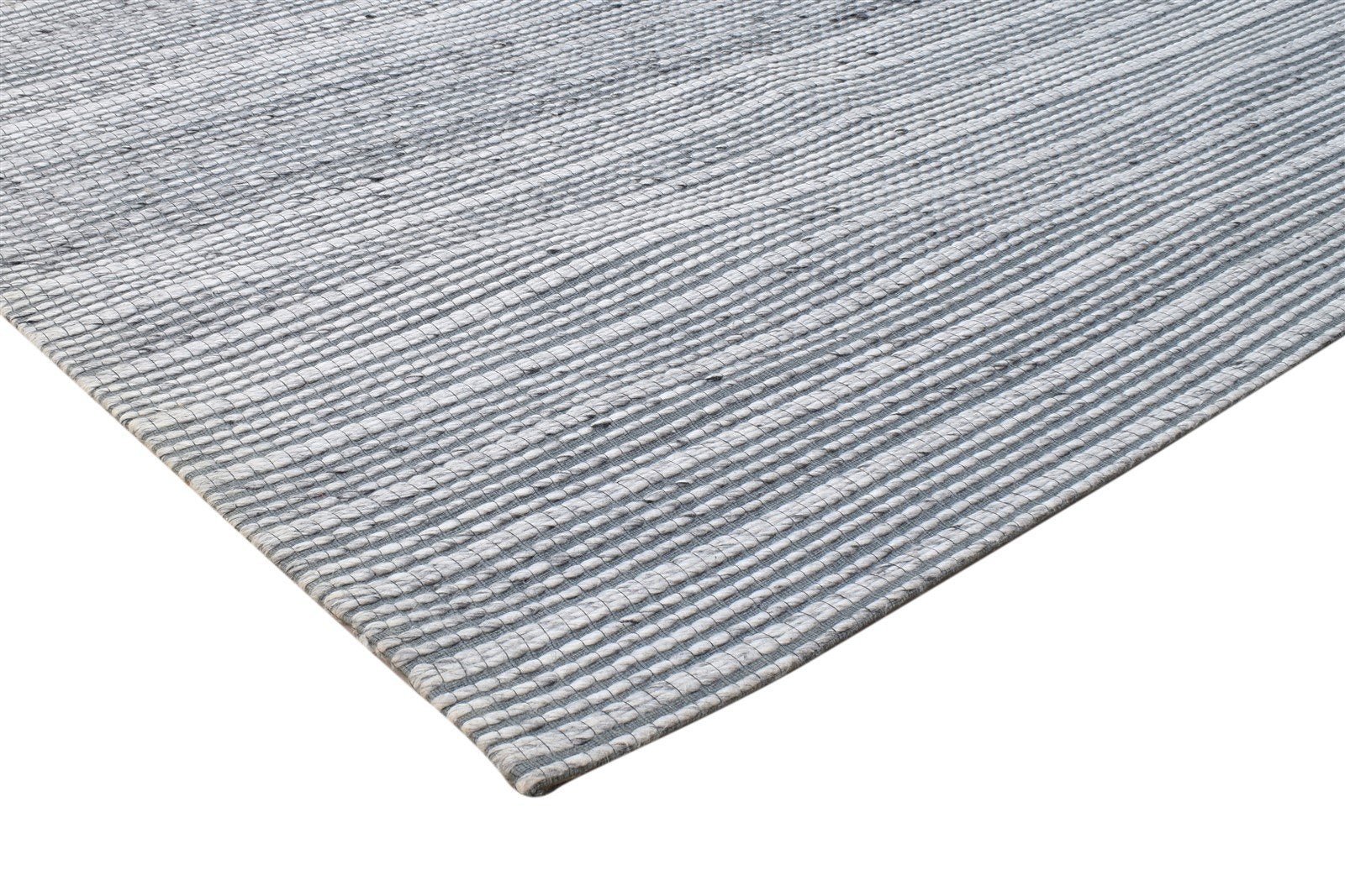 Jacquard Loom Grey Pet Yarn Rug 5X7 Modern Scandinavian Striped Room Size Carpet 7864163926165