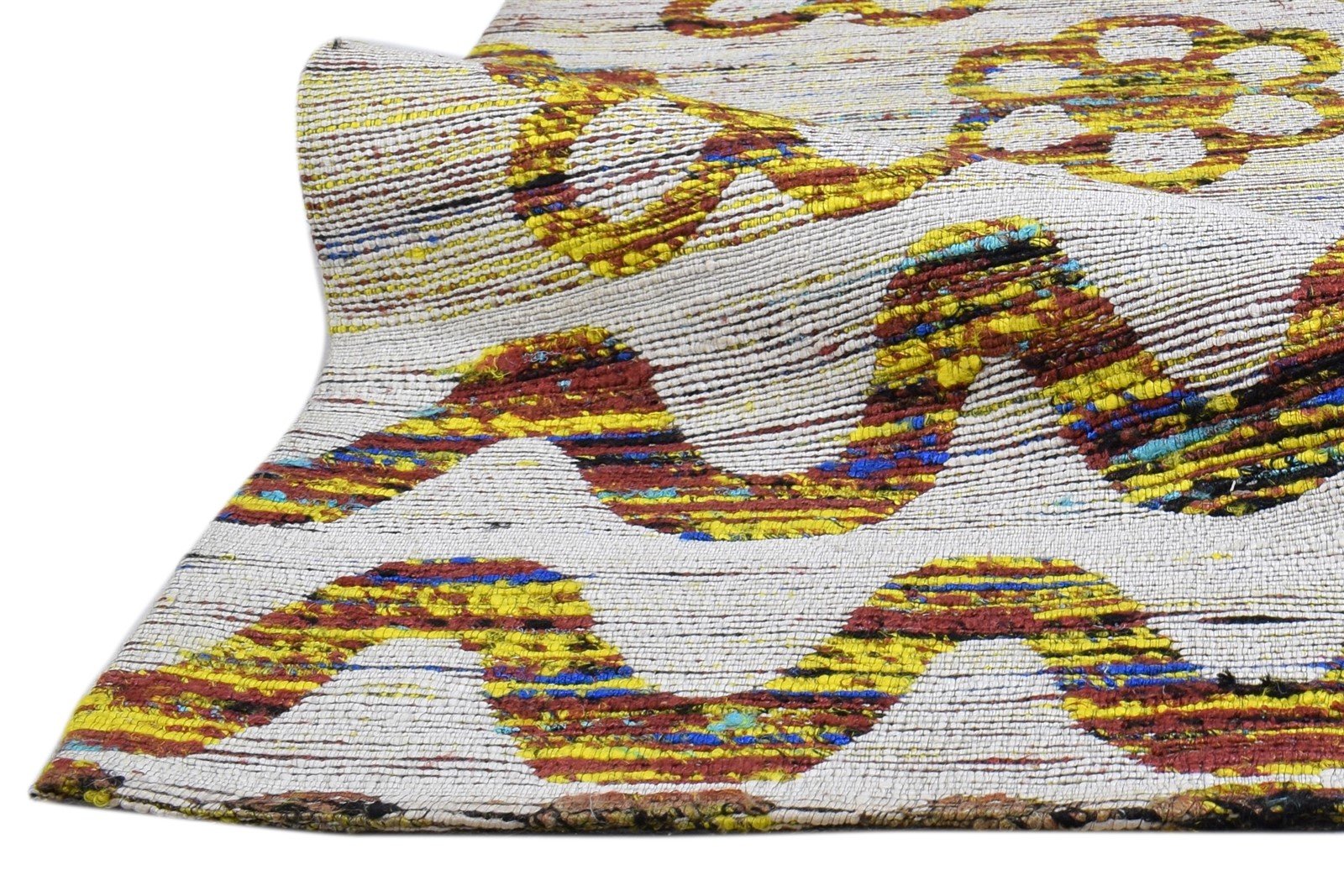 Jacquard Loom Grey Silk Rug 5' X 8' Modern Scandinavian Floral Room Size Carpet 7860700872853