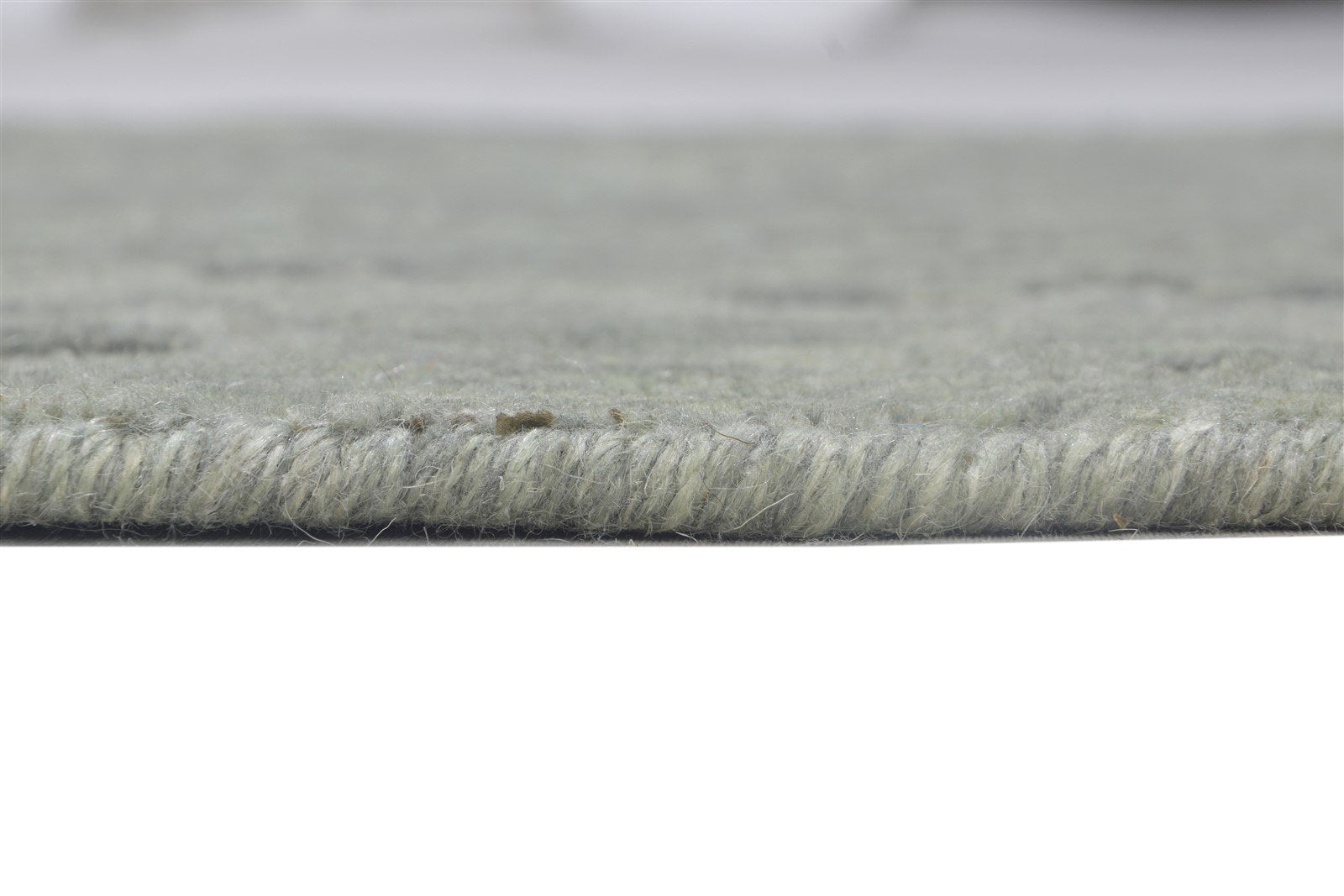Jacquard Loom Grey Wool Silk Rug 3' X 5' Modern French Damask Small Carpet 7864146591893