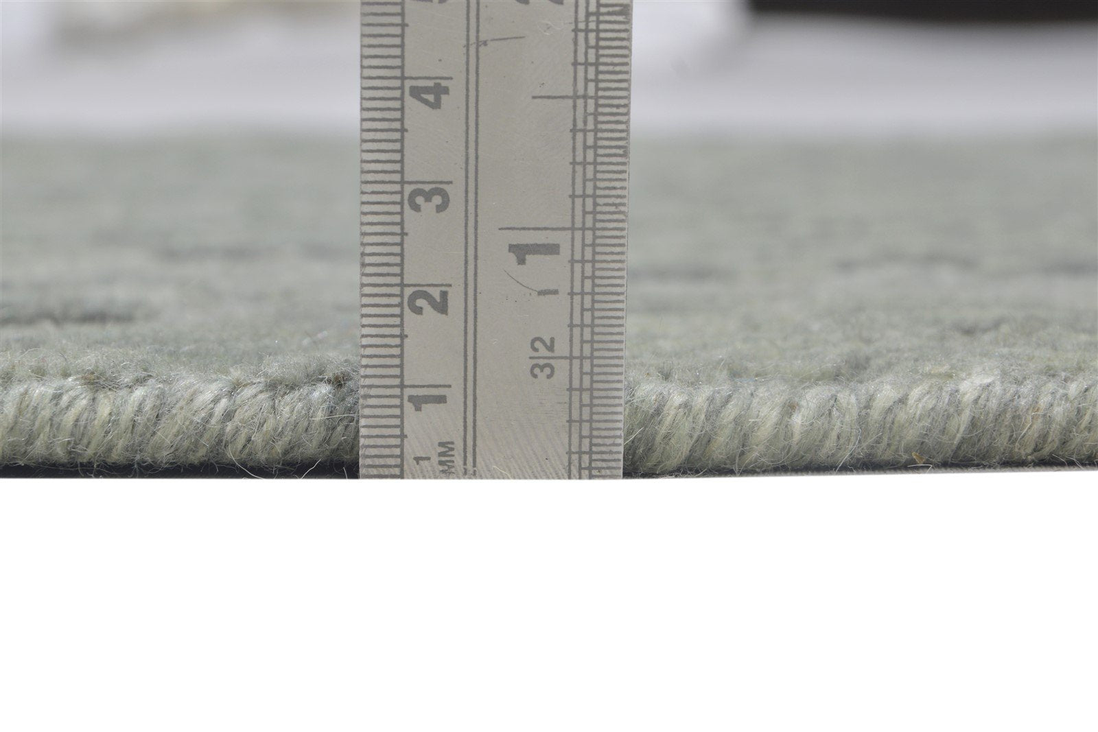 Jacquard Loom Grey Wool Silk Rug 3' X 5' Modern French Damask Small Carpet 7864146591893