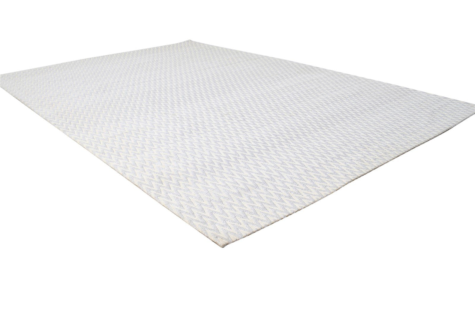 Merrielle Jacquard Silver Rug 5X7 Modern Jacquard Loom Scandinavian Chevron 7864464179349