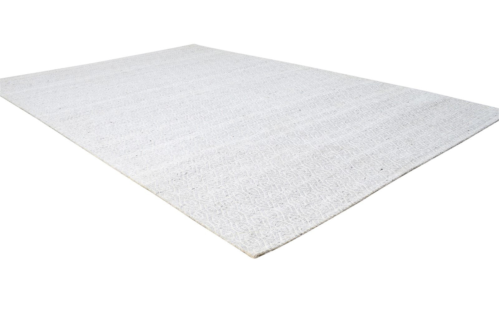 Jacquard Silver Rug 5X8 Modern Jacquard Loom Scandinavian Diamond Room Size 7864456741013