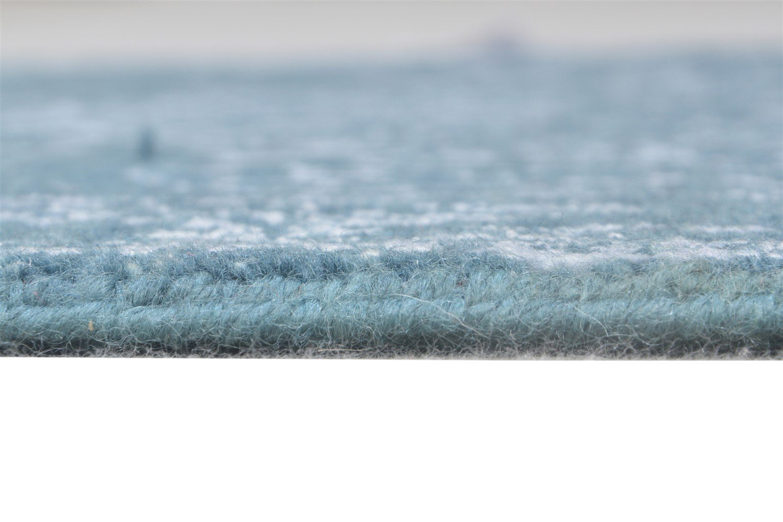 Jessalin Hand Knotted Blue Wool / Silk Rug 2'6"x4 Modern Oriental Abstract   7864590074005