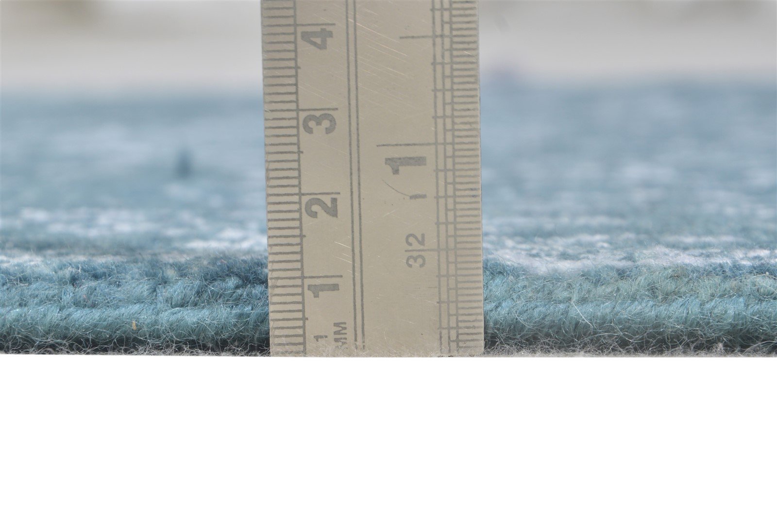 Jessalin Hand Knotted Blue Wool / Silk Rug 2'6"x4 Modern Oriental Abstract   7864590074005