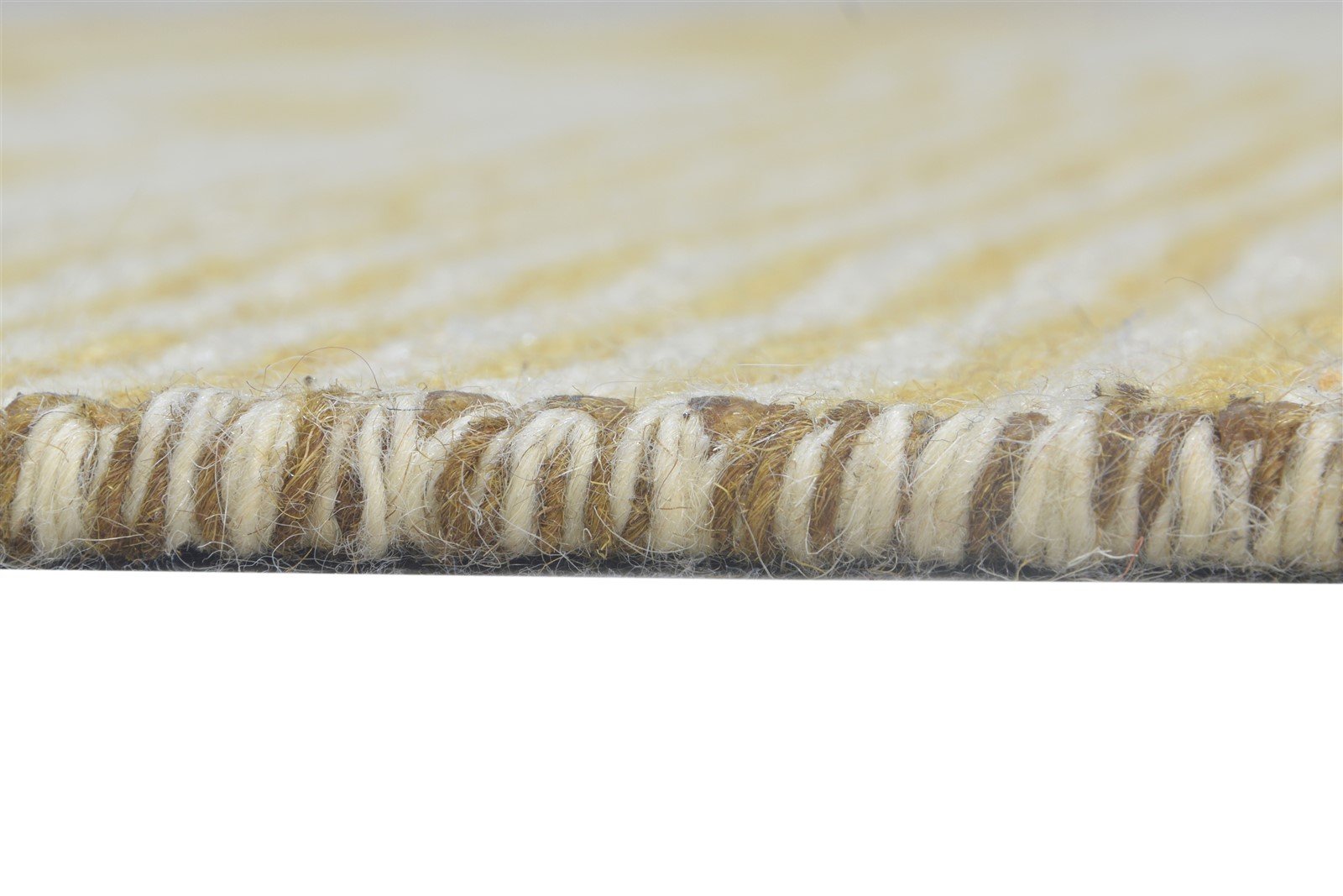 Jillana Wool Gold Rug 5X6 Southwestern Jacquard Loom American Tribal   7865004982421