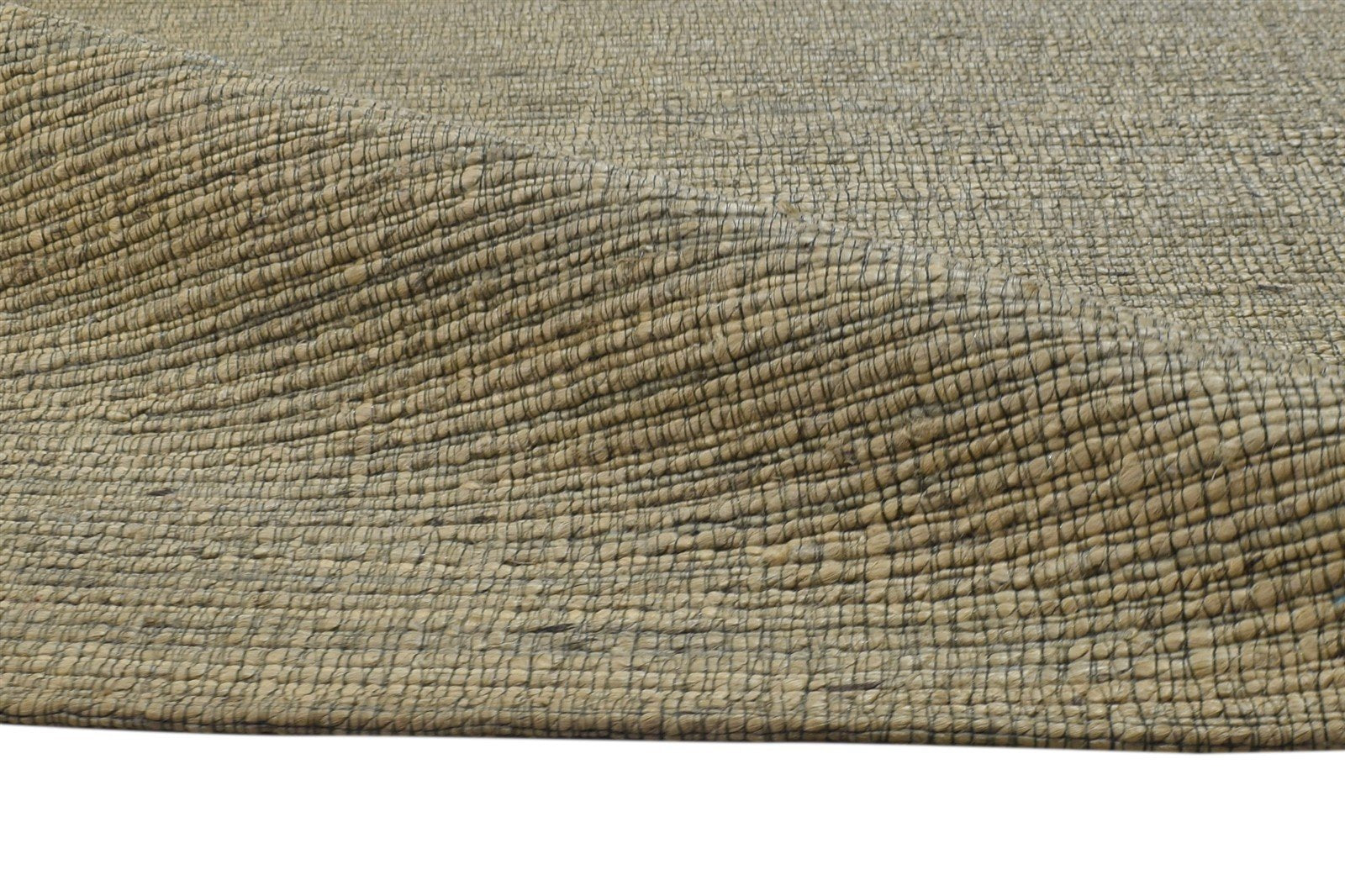 Jute Beige Rug 5' X 7' Modern Jacquard Loom Bohemian Solid Room Size Carpet 7864487116949