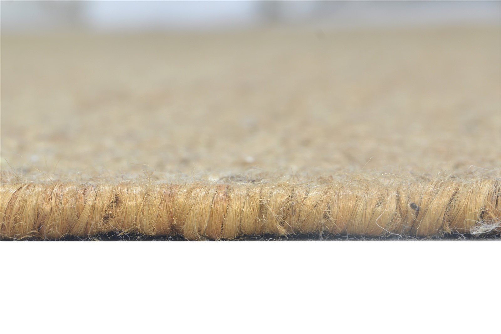 Jute Beige Rug 8' X 10' Modern Hand Woven Scandinavian Solid Large Carpet 7864779014293