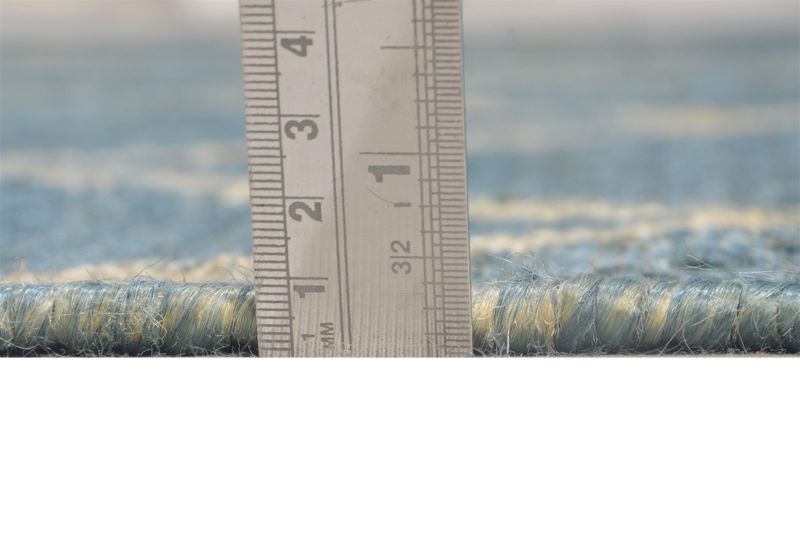 Jute Blue Rug 5' X 7' Modern Hand Woven Moroccan Trellis Room Size Carpet 7864790515861