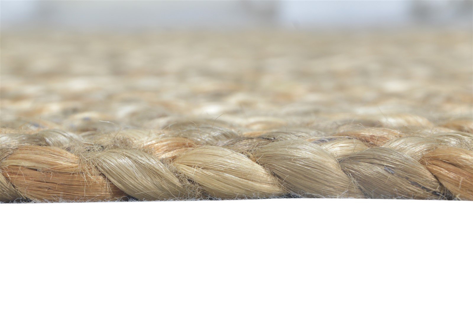 Jute Brown Rug 5' X 7' Modern Hand Woven Scandinavian Solid Room Size Carpet 7864963006613
