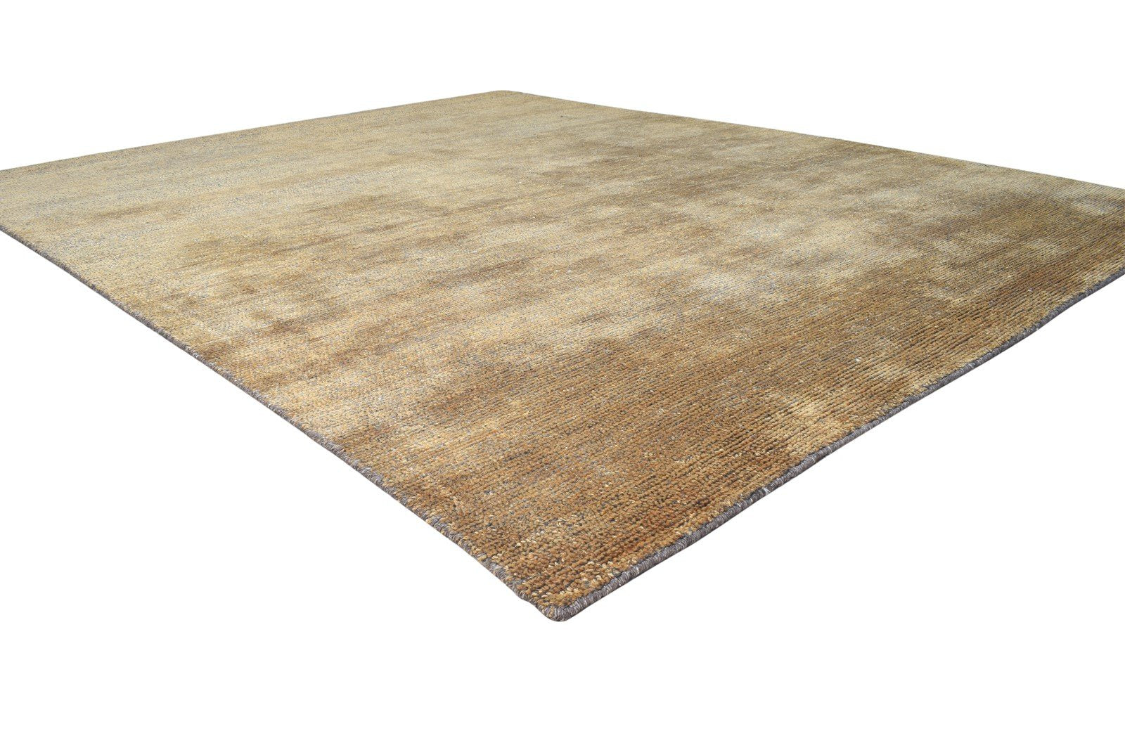 Jute Brown Rug 8' X 10' Modern Hand Woven Scandinavian Solid Large Carpet 7864781897877