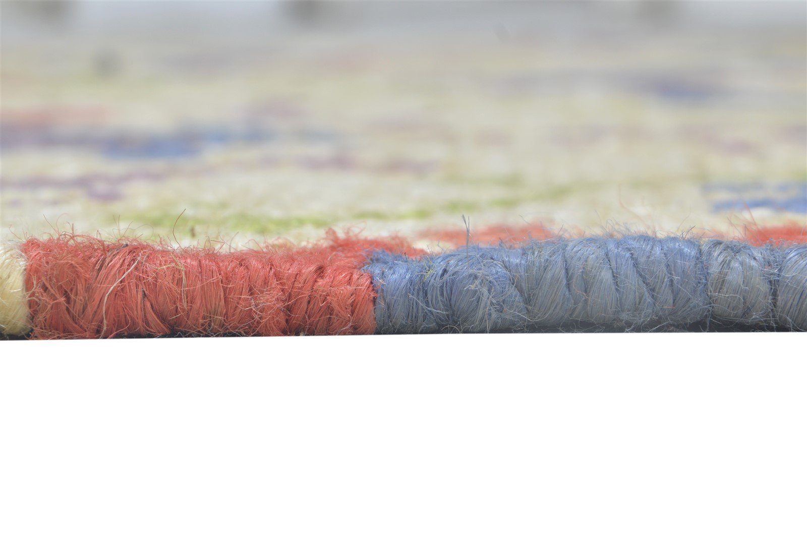 Jute Multi Color Rug 5' X 8' Modern Dhurrie Bohemian Damask Room Size Carpet 7864155635861