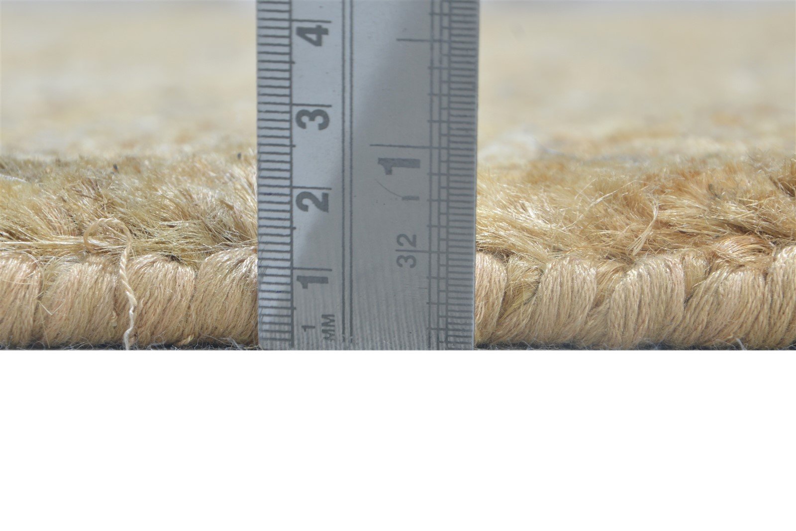 Jute Rust Rug 5' X 8' Modern Hand Knotted Scandinavian Solid Room Size Carpet 7864404050069