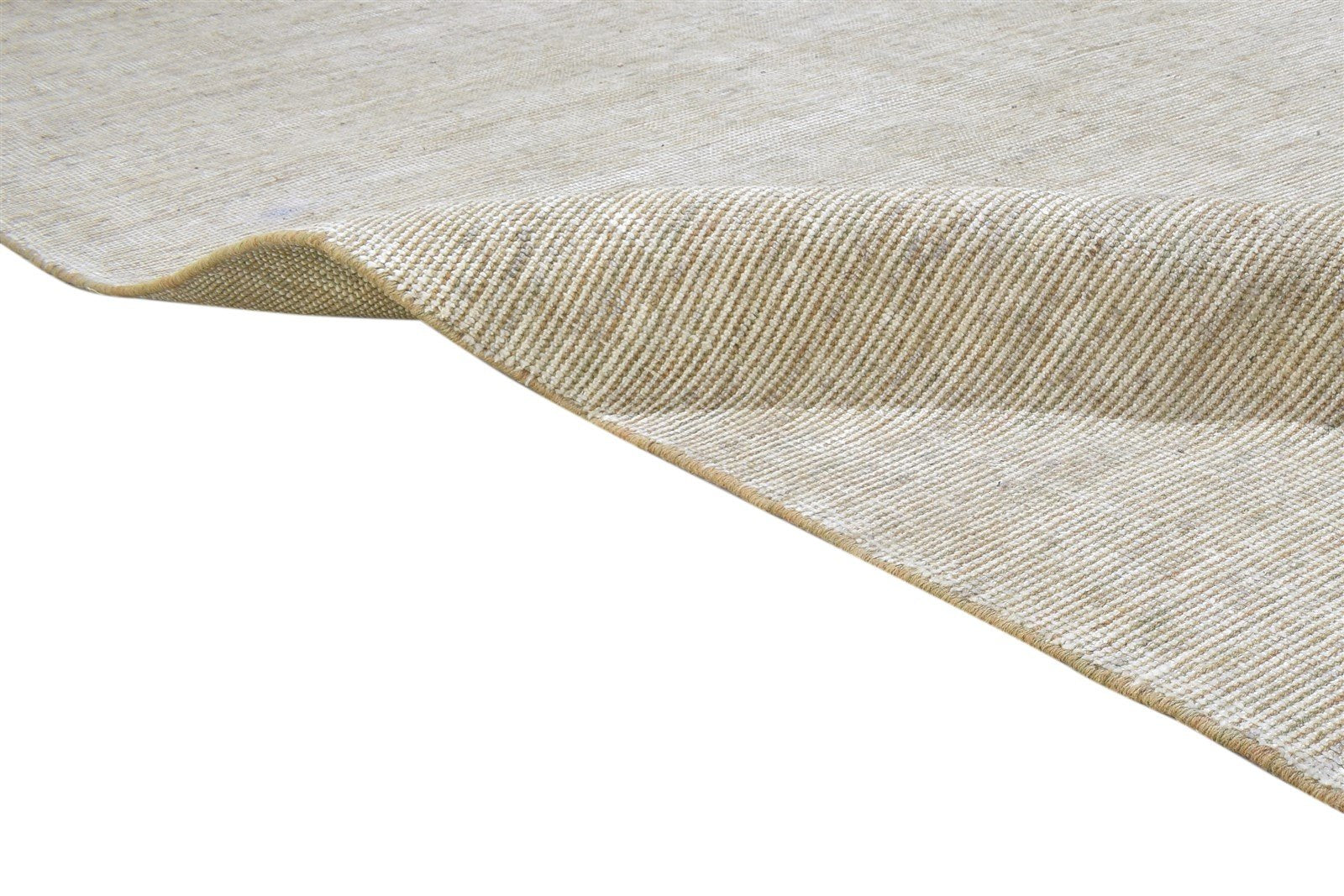 Jute / Silk Grey Rug 8' X 10' Modern Handloom Scandinavian Solid Large Carpet 7864181063829
