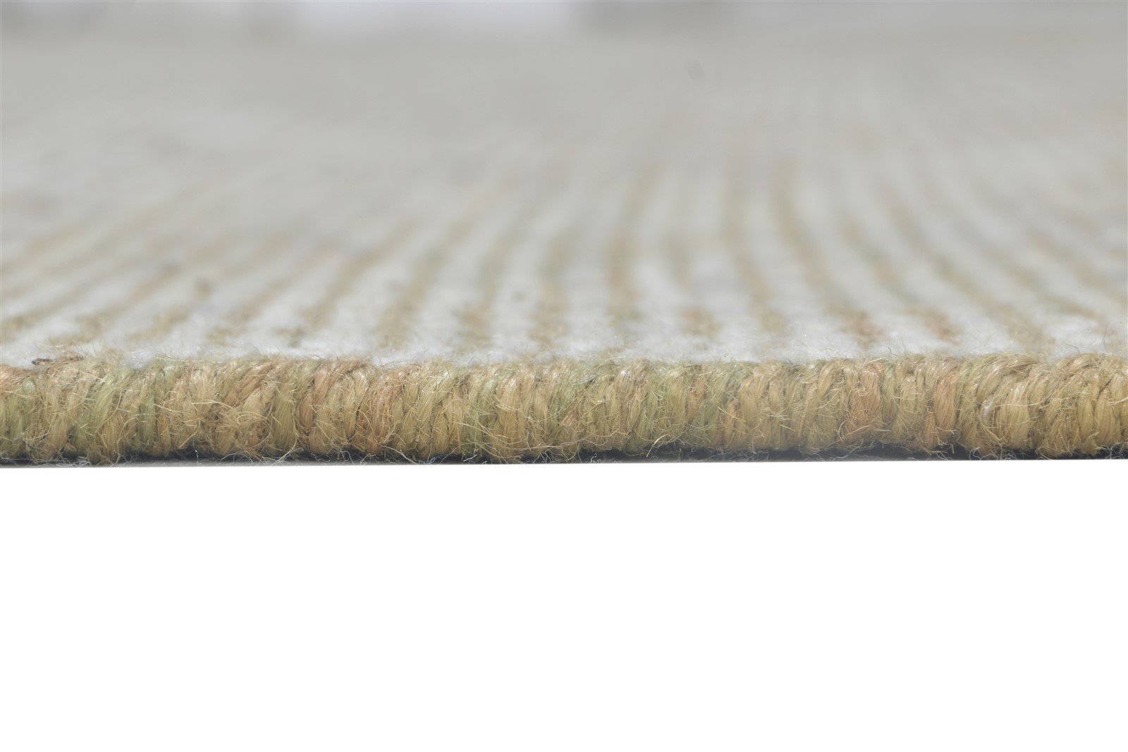Jute / Silk Grey Rug 8' X 10' Modern Handloom Scandinavian Solid Large Carpet 7864181063829