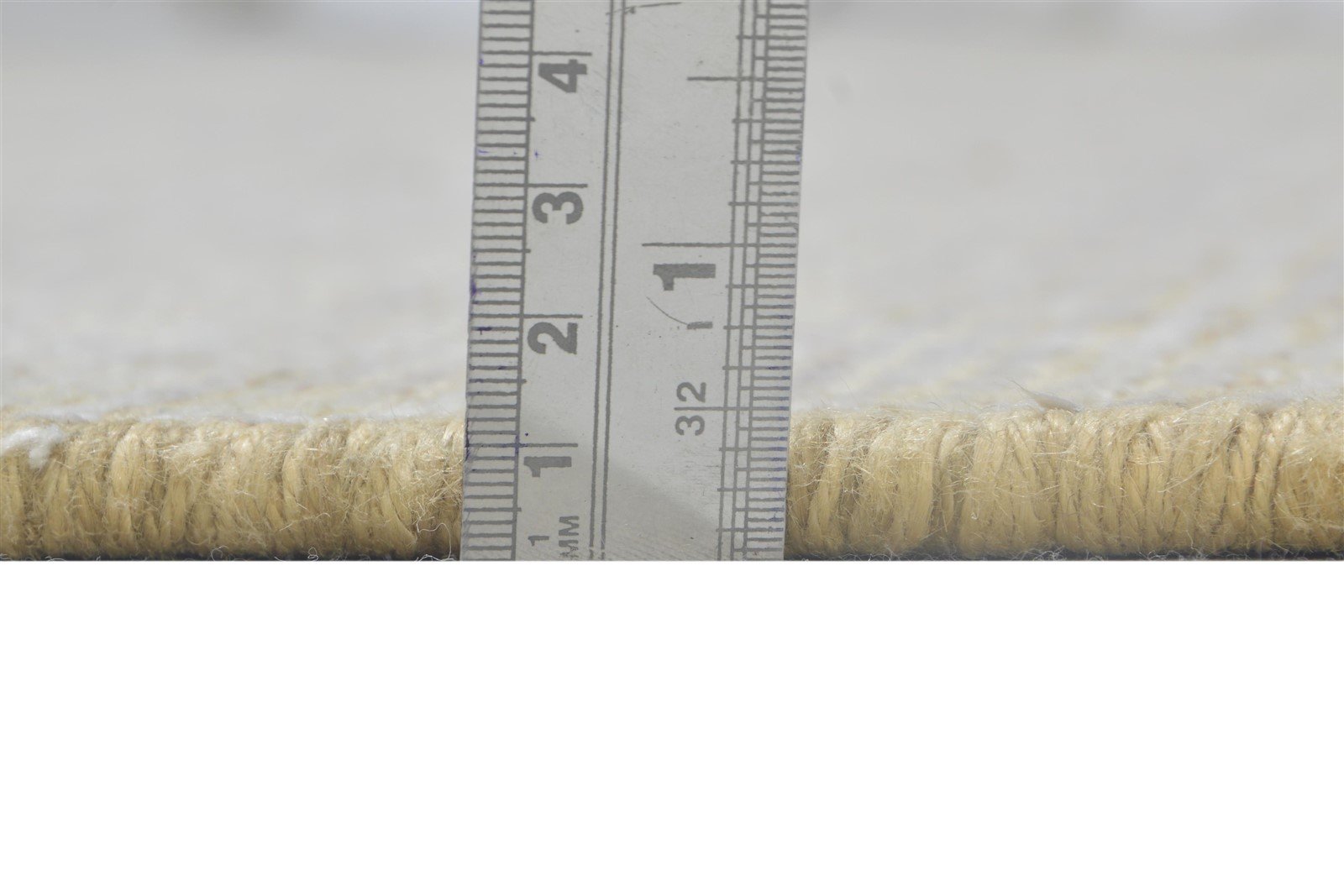 Jute / Silk Sand Rug 6X9 Modern Hand Woven Scandinavian Solid Room Size Carpet 7864180080789