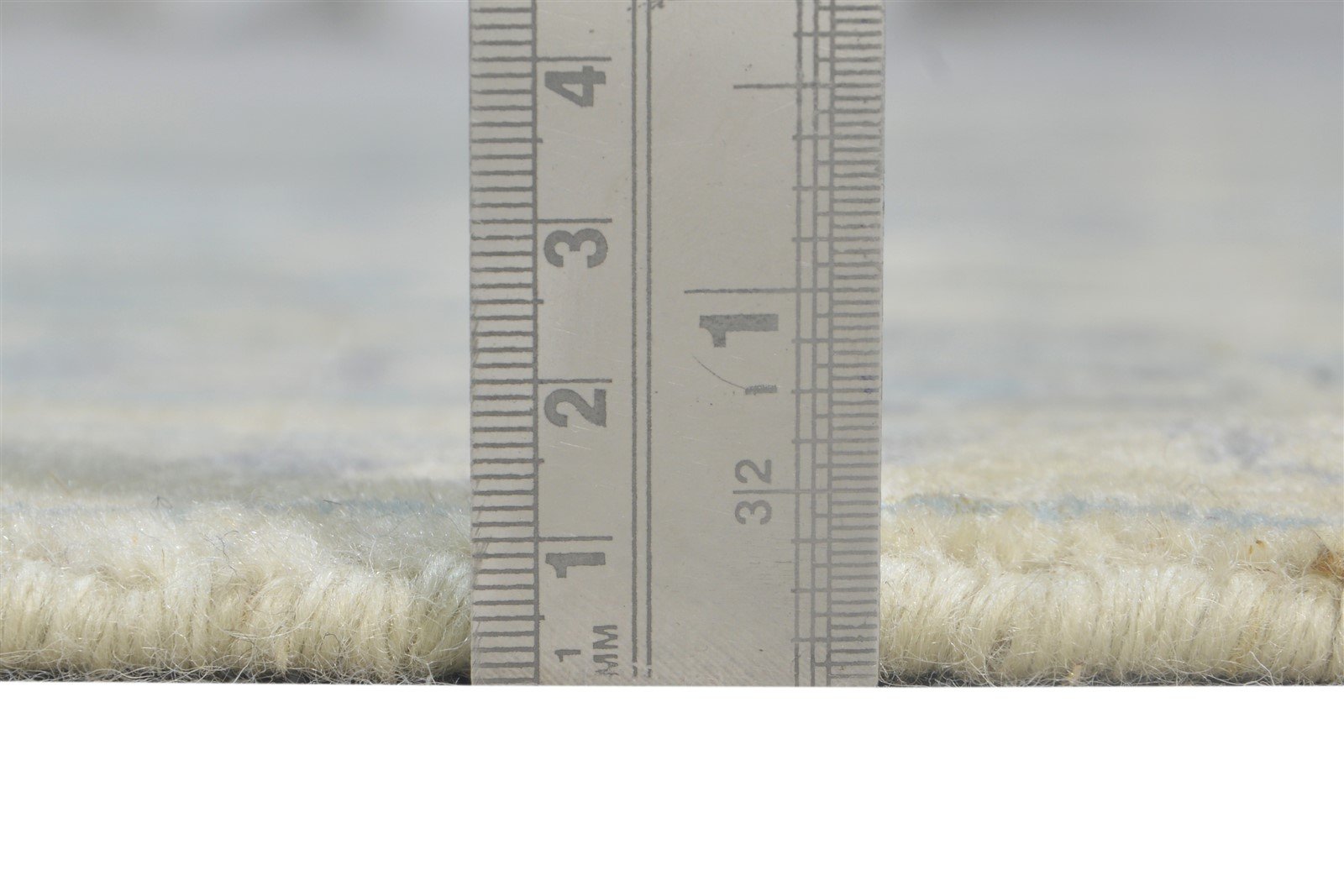 Kristien Hand Knotted Cream Wool Rug 4' X 6' Persian Kashan Oriental   7865115312277