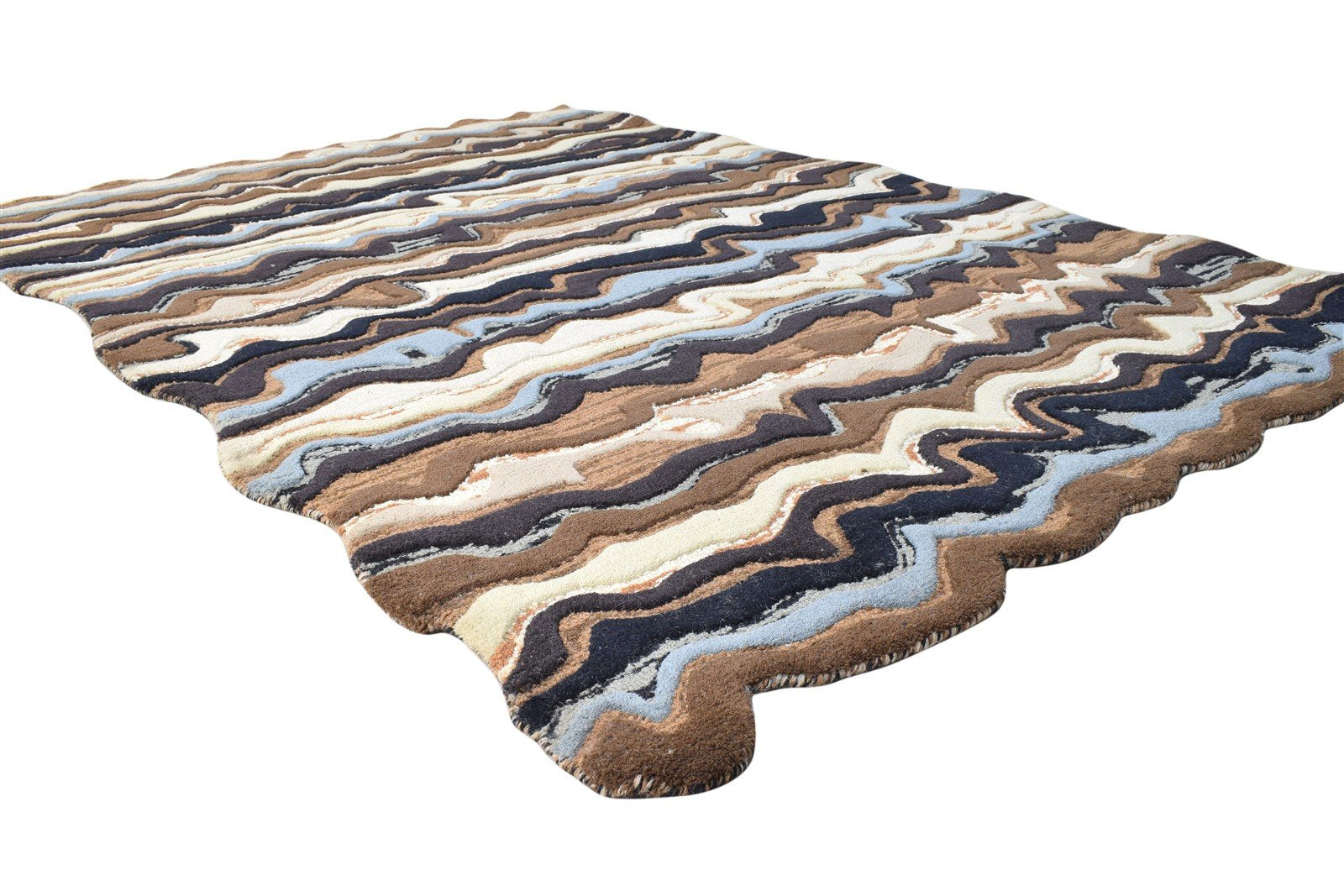 Kristin Multi Wool Rug 5' X 8' Persian Hand Tufted Southwestern Tribal 7864996429973