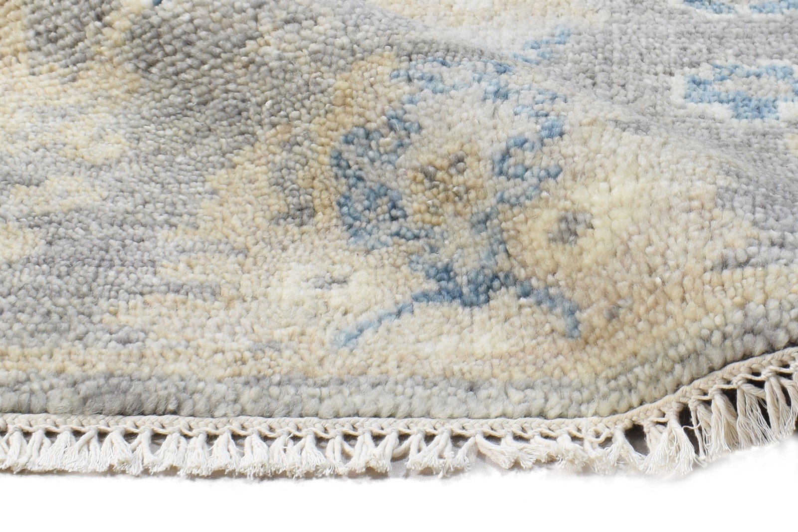 Lesli 2' X 3' Rug Wool Grey Persian Hand Knotted Oushak Oriental 7865015402645